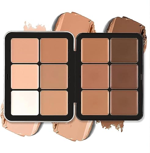 tuz OSYA professional Colour Correcting Concealer Cream 12 Colour Concealer Foundation Palette Long-Wearing Full Coverage Makeup and Corrector for Under Eye Dark Circles Acne & Blemishes 1