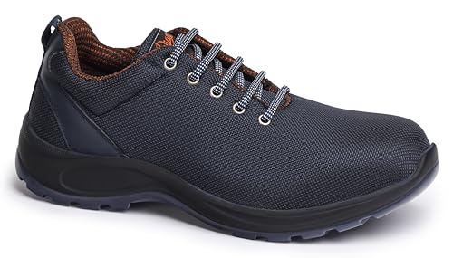 DIAN - SEUL Azul 36, Zapatilla de Trabajo para Sanidad, Hostelería y Restauración, Zapato de Trabajo Unisex, Plantilla Acolchada y Suela Antideslizante, Material Transpirable y Repelente a Líquidos