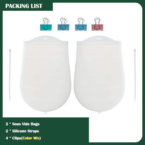 Reusable Sous Vide Bags 2 Pack