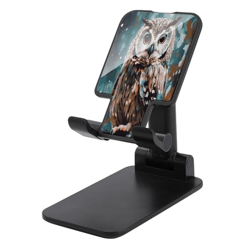 Support de téléphone réglable chouette avec finitions soignées pour bureau moderne
