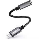 [Lightning auf 3,5 mm Kopfhöreranschluss Adapter] Mit diesem Adapter werden Ihre Kopfhörer mit 3,5 mm Kopfhörerstecker zu EarPods mit Lightning Anschluss und funktionieren perfekt mit Ihrem iPhone, iPad oder iPod, das keinen 3,5-mm-Kopfhöreranschluss hat. Sie können die Fernbedienung der Kopfhörer verwenden, um die Lautstärke anzupassen, die Wiedergabe von Musik und Videos zu steuern und Anrufe anzunehmen oder zu beenden.