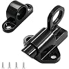 4PCS Self-Closing Latch - Spring Door Lock - Door Latch - Security Automatic Window Gate Lock - Spring Load Bolt Latch Black