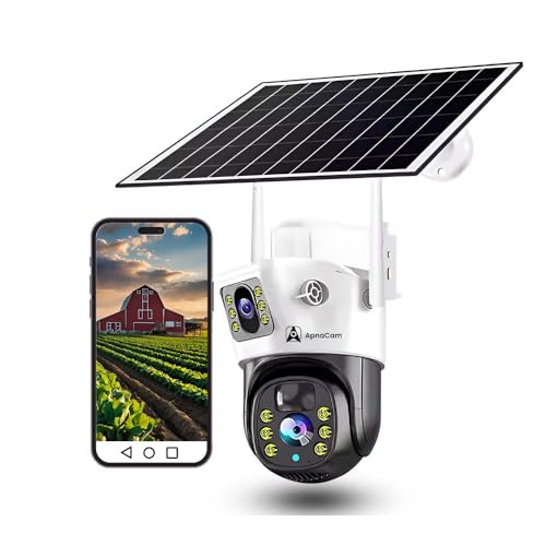 ApnaCam 4G Solar Security Camera Dual Lens 2K PTZ - Image 2