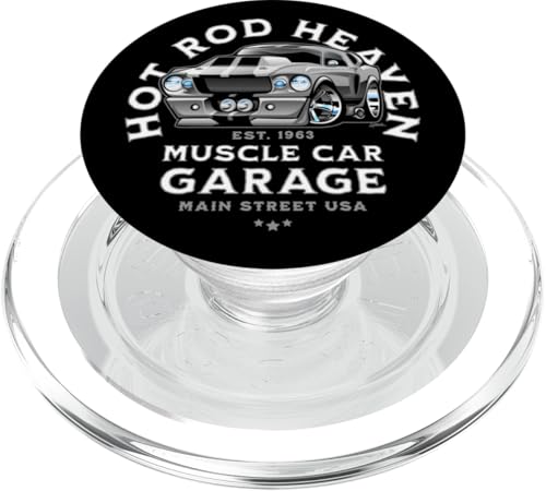 Cartone animato per da auto depoca Hotrod Heaven Muscle Car Garage USA PopSockets PopGrip per MagSafe