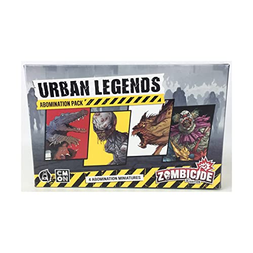 Zombicide 2nd Edition Urban Legends Abomination Pack 4 Abomination Miniatures