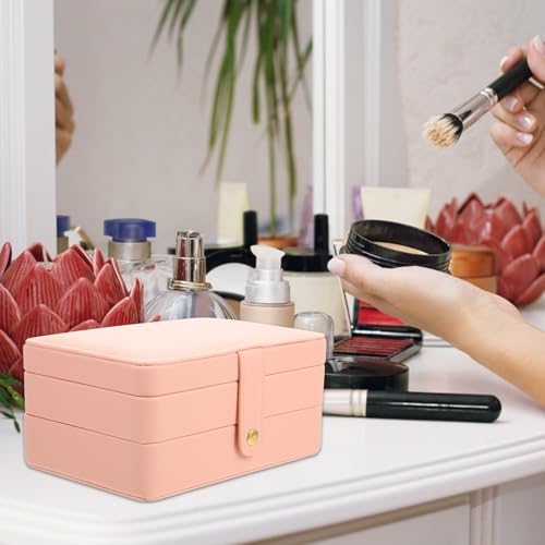 Boîte à bijoux multicouche en cuir pour ne plus emmêler vos colliers et bagues - 7