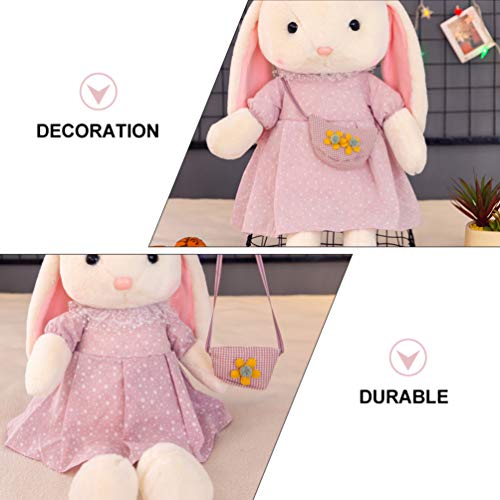 NUOBESTY Bunny Rabbit Stuffed Animal Lovely Coelho Macio Coelhinho Da Páscoa Coelho de Pelúcia Prese