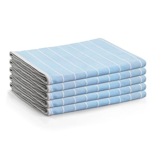 Das blaue Wunder Brillant Reinigungstuch 5er Set BLAU 40x50cm I Putztücher mit Bambusfasern I Streifen- und fusselfrei I Fenstertuch I saugstark Das blaue Wunder Brillant Reinigungstuch 5er Set BLAU 40x50cm I Putztücher mit Bambusfasern I Streifen- und fusselfrei I Fenstertuch I saugstark