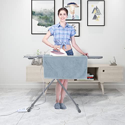 Duwee 12"X36" Ironing Board With Heat Resistant Cover And Thicken Felt Pad, Heavy Sturdy Legs #TOP4