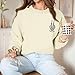 Migxsaf Mom Life Sweatshirt Mama Sweatshirts for Women Skeleton Halloween Long Sleeve Shirt Rock Crewneck Graphic Pullover(Apricot,S)