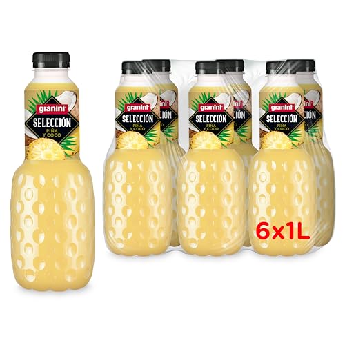 Granini Bebida a base de zumo de Piña y Coco Pack 6 x 1 Litro- PET