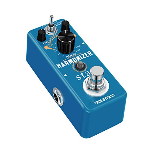 Image of Stax Guitar Harmonizer Pedal Digital Effect Pedal Harmony Pitch Shifter Detune For Electric Guitar Bass Mini Size True Bypass