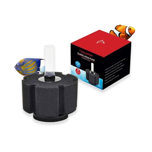 Image of Aquatop Internal Sponge Filter - for Aquariums Up to 40 Gallons - Compatible with Air Pumps or Powerheads - Mechanical & Biological Filtration