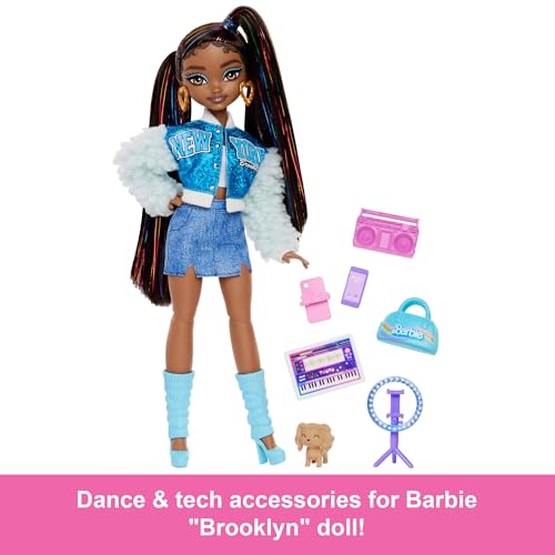 Barbie Dream Besties, Boneca Brooklyn Coreógrafa com Acessórios, Para crianças a partir de 4 anos