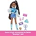 Barbie Dream Besties Playset, Brooklyn” Posable Fashion Doll with Long Black Hair, 9 Music-Themed Accessories