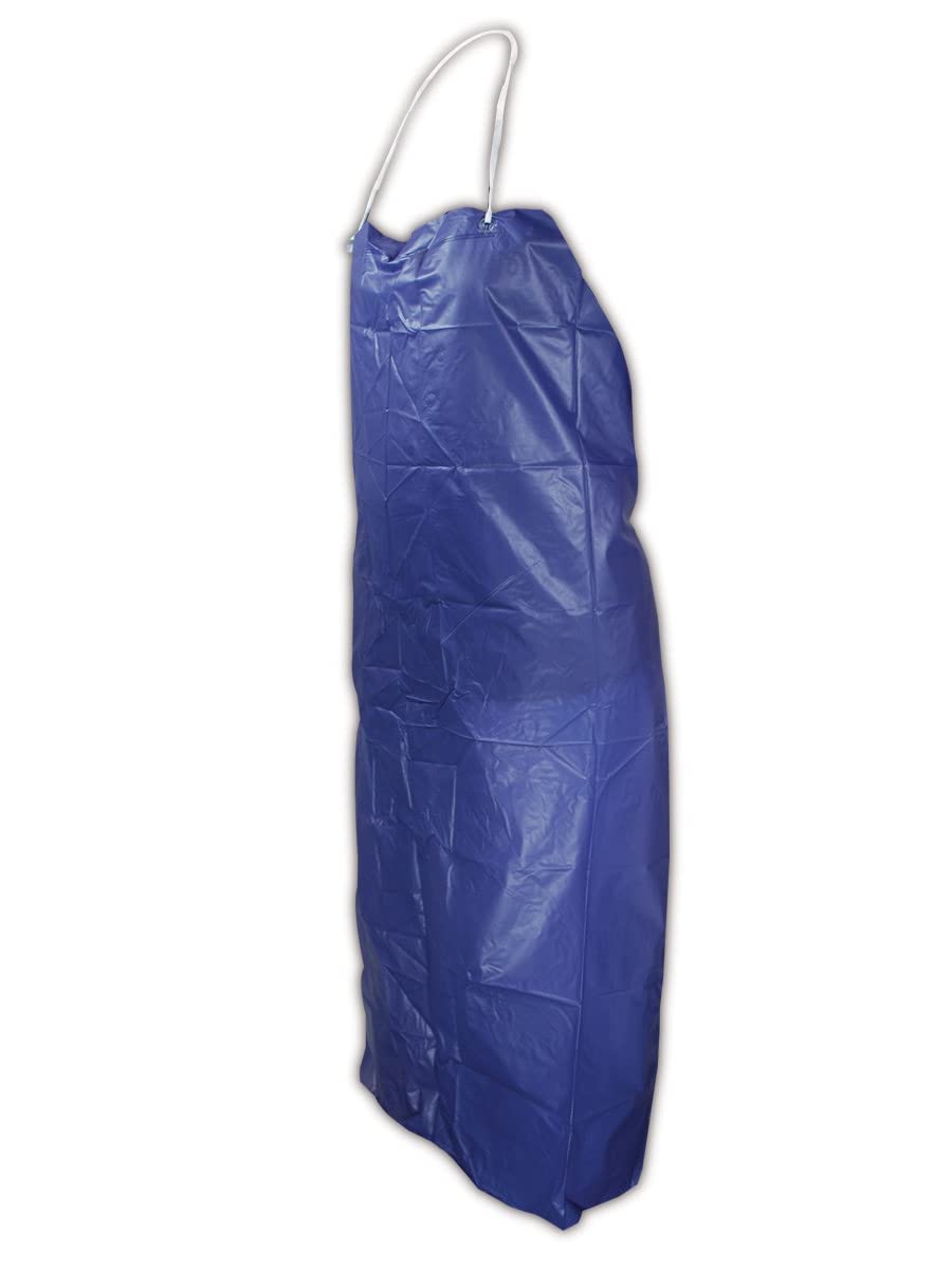 MAGID VAB45 6 mil Vinyl Apron, 35" x 45", Blue (12 per Container): Protective Work And Lab Aprons: Tools & Home Improvement