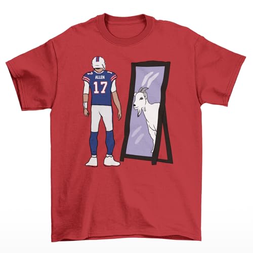 Josh Allen Mirror Goat Buffalo Football T-Shirt
