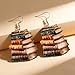 Vintage Book Earrings for Women Funny Book Stack Earrings Handmade Stackable Books Dangle Drop Earring Back to School Jewelry for Students Teachers Librarian Books Lovers Gifts Graduation Gifts