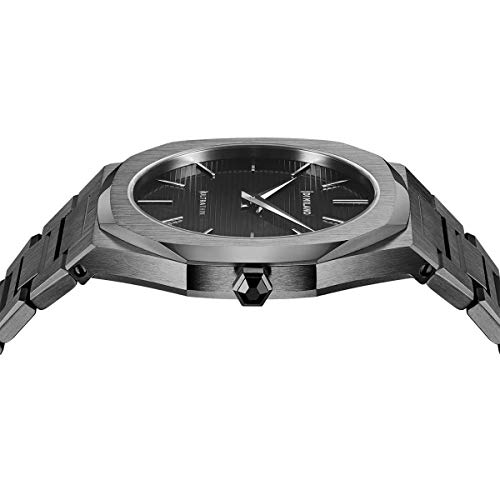D1 Milano Stainless Steel Analog Black Dial Men Watch-Utbj15, Black Band - Image 4