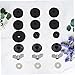 Abaodam 2sets Percussion Parts Drum Kit Cymbal Felts Washers Sleeves Base Drum Cymbals Kit 18pcs*2