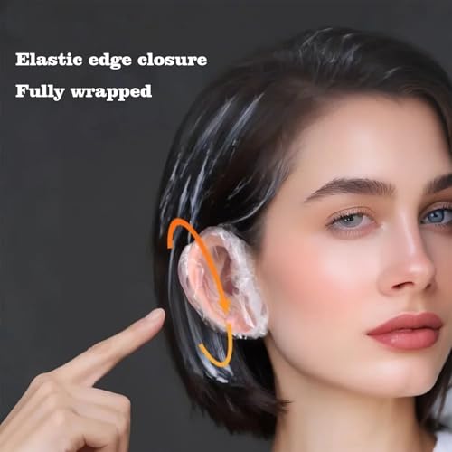 Disposable Waterproof Ear Covers for Hair Dye & Shower