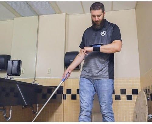 Miniatura 4 de Jonard Tools Wispy CF-200 Cámara de inspección inalámbrica multiusos  Boroscopio WiFi y herramienta de tracción de cables con poste telescópico,