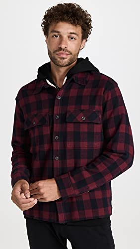 Vince Men's Buffalo Check Button Down Shirt2