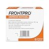 FRONTPRO 3 Compresse Masticabili Antiparassitario per Cani di Peso > 4-10 kg Protegge da Pulci e Zecche, Antipulci in Confezione da 3 Compresse da 28.3 mg di Afoxolaner, 4kg-10kg