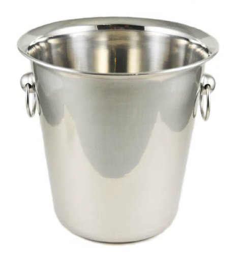 Winco WB-4 4 Quart Wine Bucket, Set of 6
