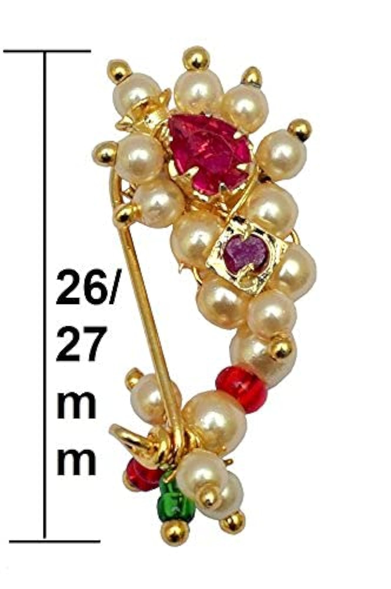 Women's Non-Precious Metal Clip-on Nose Ring