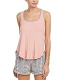 Splendid Canotta da donna senza maniche per pigiama, Rosa cipria, XS