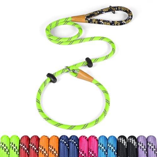 lynxking Slip Lead Dog Leash Reflective, Heavy Duty Comfortable Strong Rope for Large Medium Small...