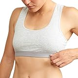 DANISH ENDURANCE Sujetador Mujer en Coton organico (Gris, X-Large)