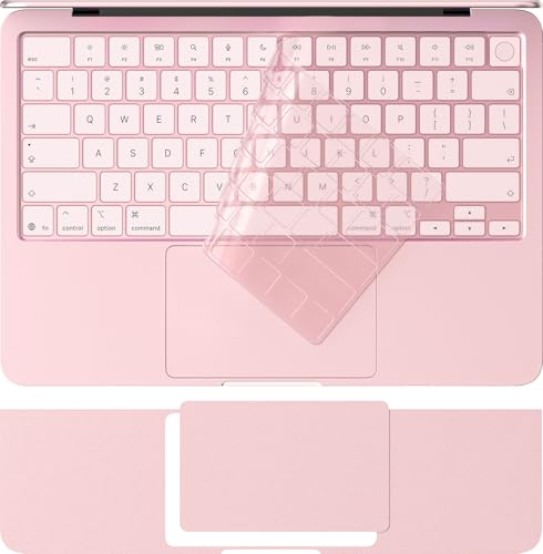 Image of EooCoo Premium Keyboard Cover Skin Protector, Laptop Accessories Compatible with MacBook Neo 13 inch 2026 with A18 Pro Chip A3404, Mac Neo Skin Sticker Scratch-Resistant & TPU Keyboard Cover, Blush