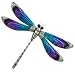 Dragonfly Wall Decor - 3D Metal Design - Hand Painted in Bright Colors - Large Size - 19 ½" x 14 ½" - Nature Inspired Home Decoration - Indoor or Outdoor Décor - Wall Art Hanging