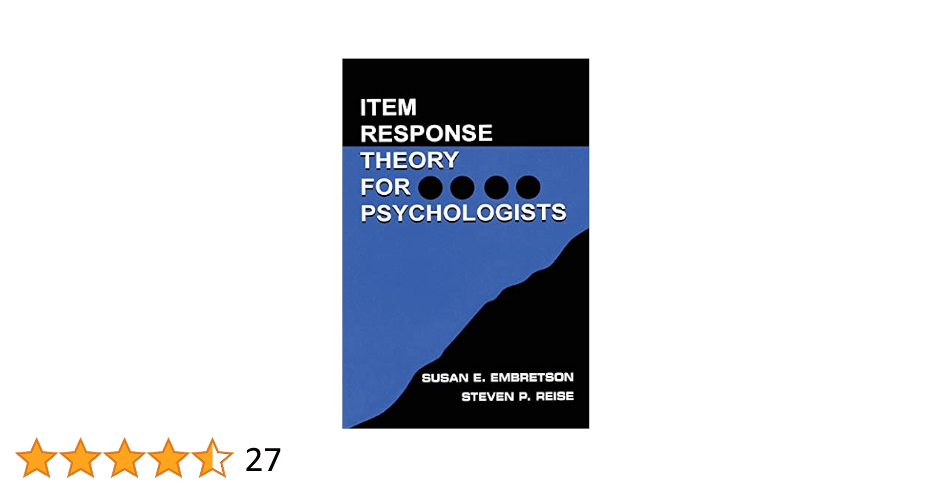 Amazon.com: Item Response Theory for Psychologists