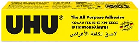 UHU 3-63697 Purpose Adhesive 60ml boxed-62142, 60 ml Tube