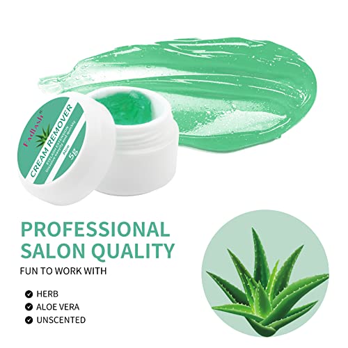FADLASH Eyelash Glue Remover Cream Low Irritation Cream for Sensitive Skin Lash Remover Individual Eyelash Extension Cleanser Aloe flavor 0.2OZ - Image 4