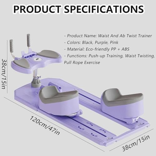 Entrenador Multifuncional ejerciciosgateo ajustable en rosa 7