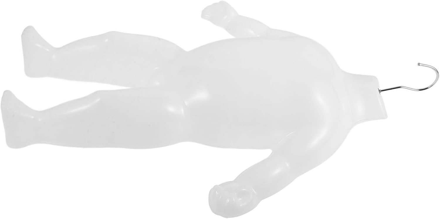 Boys and Girls Mannequin Torso Dress Form Arms Hollow Back Body for Clothing Display Portable Design for Table Top Hanging for Boy Girl