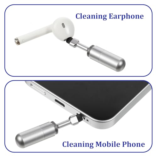 Wanmu SIM Card Tray Removal Tool with Cleaning Brush, 2 in 1 EDC Keychain, Portable Needle Opener Ejector Pin Cleaning Pen for Cell Phones Smartphone Watchchain Link Remover - Thumbnail 6