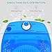 Giantex Portable Washing Machine, Mini Washer and Spinner Combo, 5.5lbs Washing Capacity, Semi-automatic Compact Laundry Machine for Apartment Dorm RV