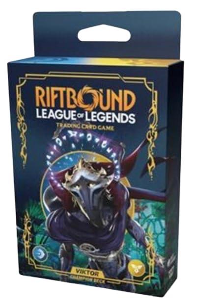 League of Legends | Riftbound Collectable Trading Card | Sealed Box | Simplified Chinese Edition | Riot Games | For Collectors 15+ Years | Origins Champion Deck (Viktor) — image 1