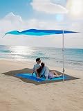 Strand-Sonnendach 3–6 Pers. tragbar, selbstausrichtend, 3 Min. Aufbau. (Normal) ...
