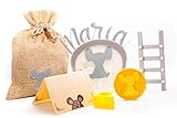  Puerta ratoncito Perez de colores Personalizada con nombre. Con bolsa de regalo para niños y niñas y moneda dorada. HECHA EN ESPAÑA