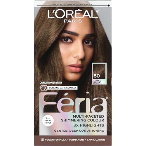 L’Oreal ParisFeria Multi-Faceted Shimmering Colour Gel, Level 3 P...