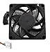 CPU Cooler with Aluminum Heatsink & 4-Pin PWM 2.75-Inch 3800 RPM Fan with Pre-Applied Thermal Paste for AMD Socket FM2 FM1 AM3 AM2 1207 940 939 754 for Desktop PC Computer