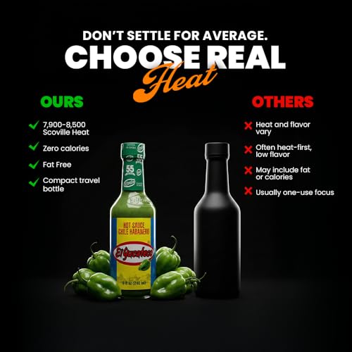 Image of El Yucateco Green Habanero Hot Sauce, Authentic Mexican Chile Habanero Sauce, 8 fl oz (240 ml), Gluten Free (Pack of 1)