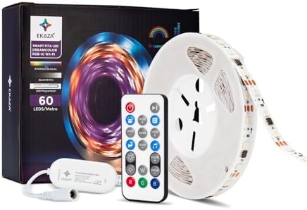 EKAZA Fita Led Inteligente Dreamcolor, 5 Metros, RGB-IC, 60 LEDS,...