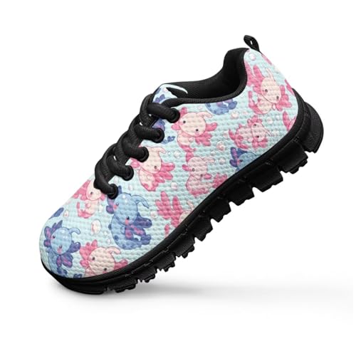 Yzaoxia Athletic Walking Tennis Shoes for Kids Mesh Lace Up Sneakers Running Sneakers Size 11-Size 54